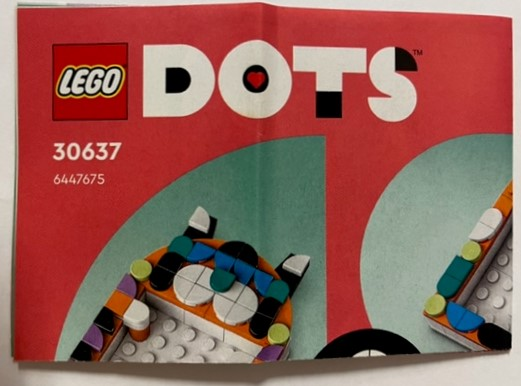 30637 Animal Tray and Bag Tag (Used) LEGO DOTS