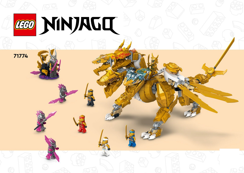 71774 Lloyd's Golden Ultra Dragon (Used) LEGO Ninjago