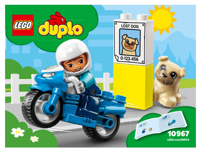 10967 Police Motorcycle (Used) LEGO DUPLO