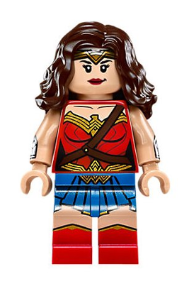 Wonder Woman - Red Torso, Blue Skirt (sh0393)