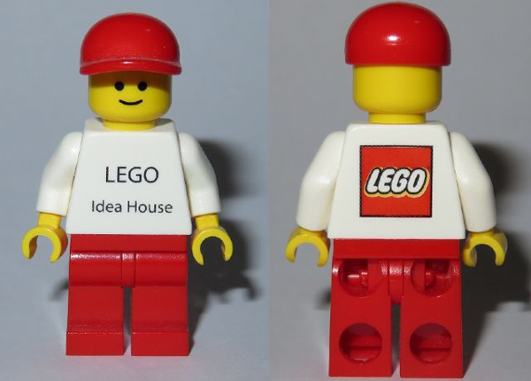 LEGO Idea House Minifigure - LEGO Logo on Back (gen100)