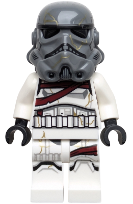 Night Trooper - Dark Bluish Gray Helmet (sw1417)