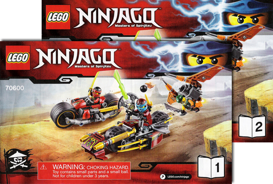 70600 Ninja Bike Chase (Certified) LEGO Ninjago