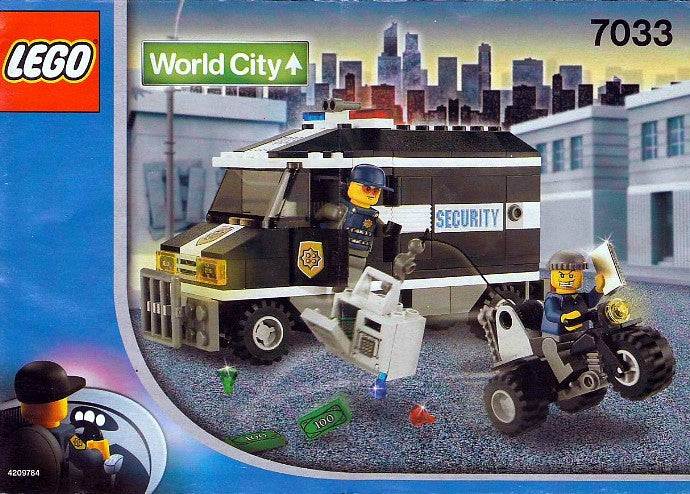 7033 Armoured Car Action (Certified) LEGO World City