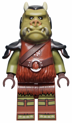 Gamorrean Guard - Olive Green, Reddish Brown Legs (sw1196)
