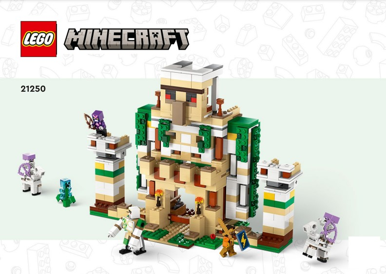 21250 The Iron Golem Fortress (Used) LEGO Minecraft