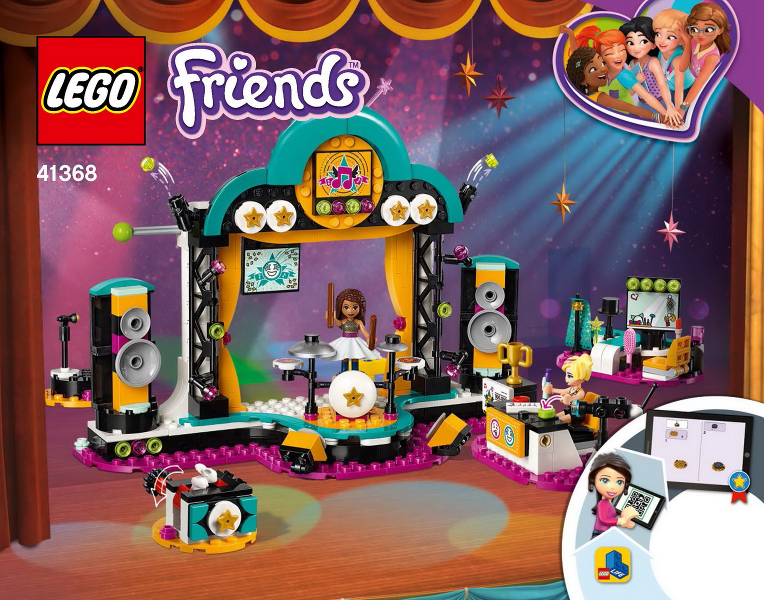 41368 Andrea's Talent Show (Certified) LEGO Friends