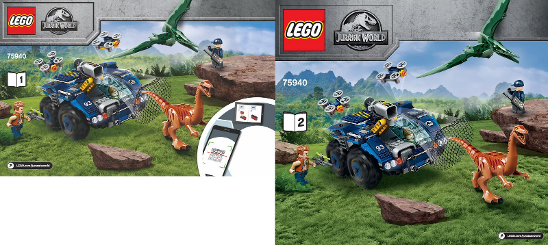75940 Gallimimus and Pteranodon Breakout (Certified) LEGO Jurassic World