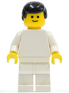 Soccer Player White Team Player 4 (soc074)