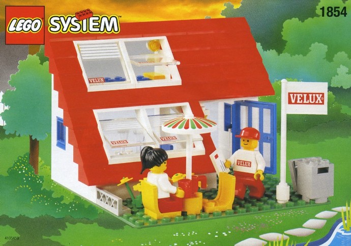 1854 House with Roof-Windows (Certified) LEGO Town
