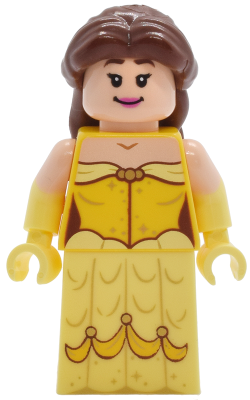 Belle - Minifigure, Dress with Gold Sparkles (dp213)