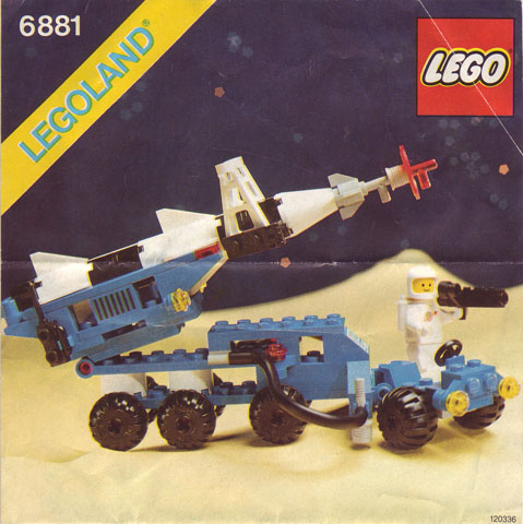 6881 Lunar Rocket Launcher (Certified) LEGO Space