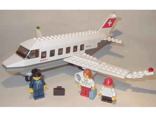 4032 Holiday Jet (SWISS Version) (Retired) LEGO Town