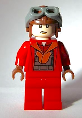 Naboo Fighter Pilot - Red Jumpsuit (sw0340)