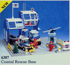 6387 Coastal Rescue Base (Retired) LEGO Town