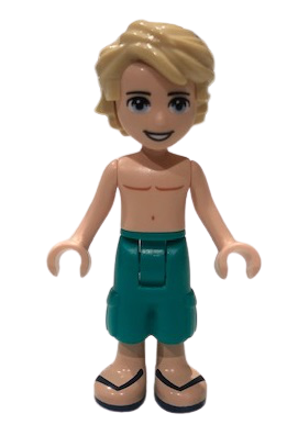 Friends Mason - Dark Turquoise Shorts, Shirtless (frnd0379)