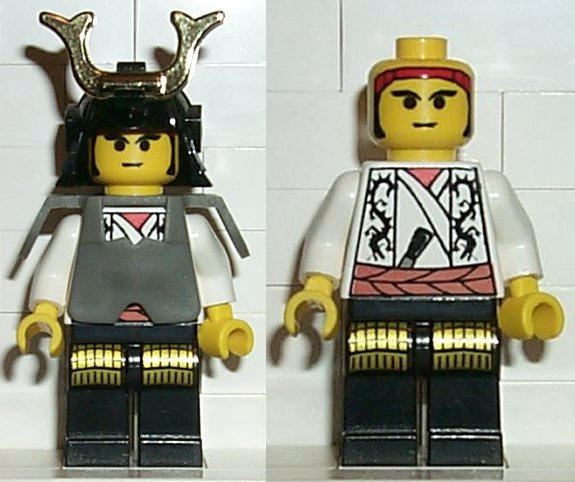 Ninja - Shogun, White with Armor (cas057)