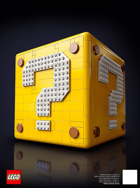71395 Super Mario 64 Question Mark Block (Certified) LEGO Super Mario