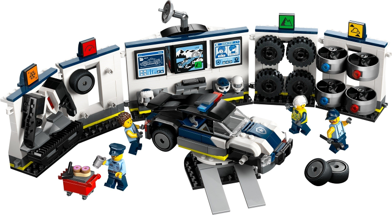 60457 Custom Police Car Garage (Retired) LEGO City