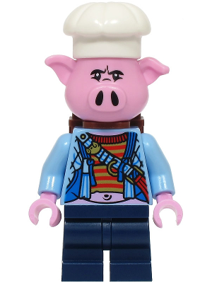 Pigsy - Bright Light Blue Open Jacket, Backpack (mk174)