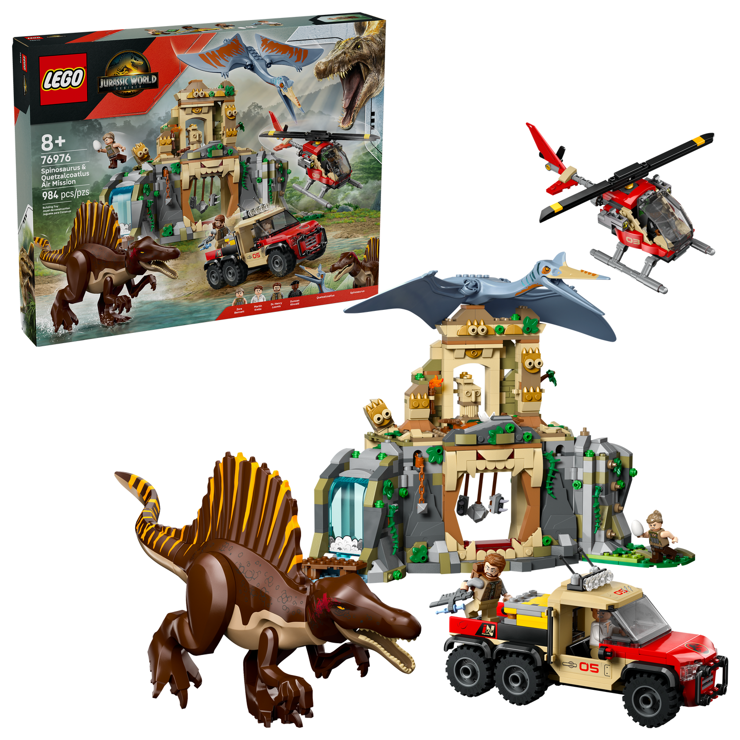 76976 Spinosaurus & Quetzalcoatlus Air Mission