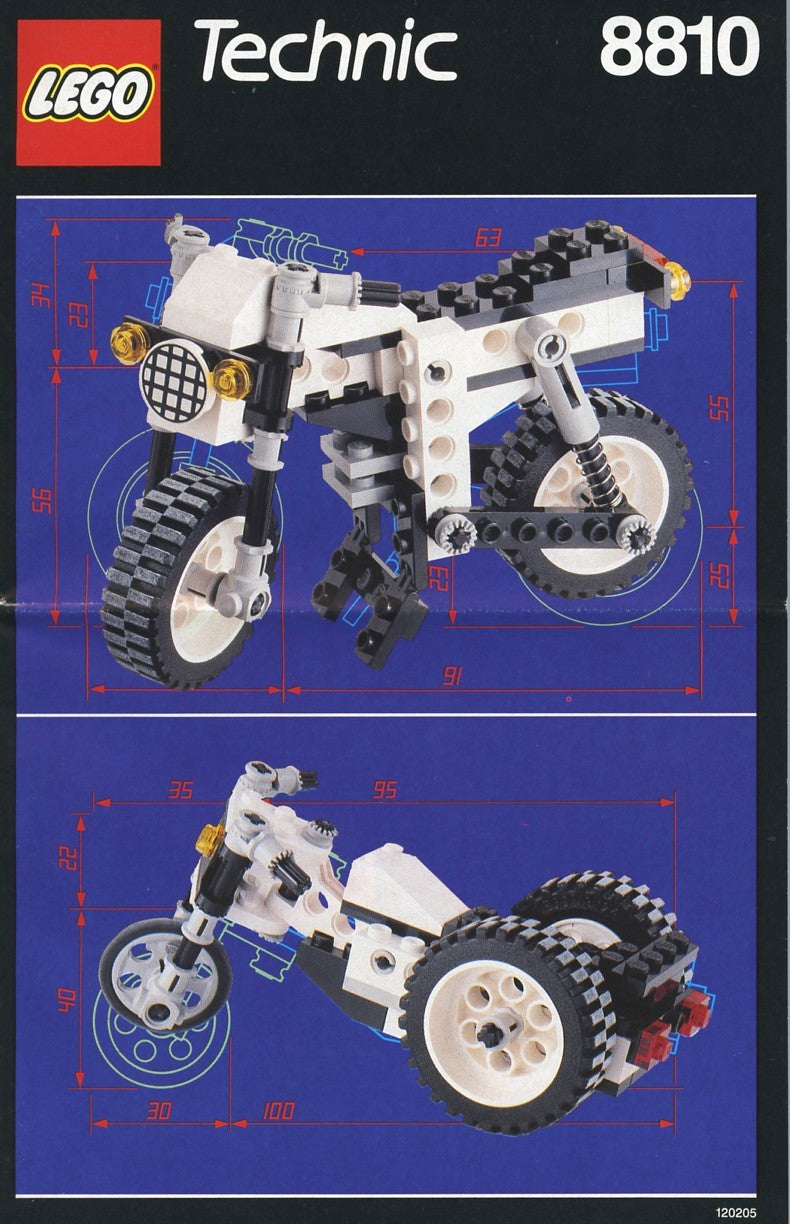 8810 Dirt Bike / Cafe Racer (Used) LEGO TECHNIC