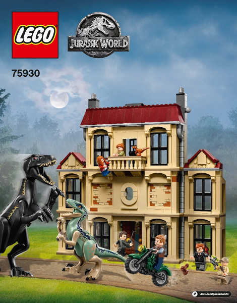 75930 Indoraptor Rampage at Lockwood Estate (Used) LEGO Jurassic World