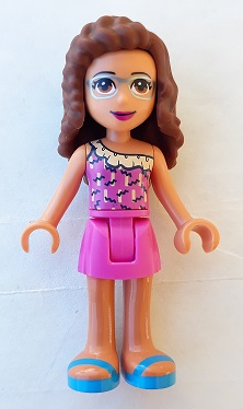 Friends Olivia (Nougat) - Dark Pink Skirt and Top (frnd0318)