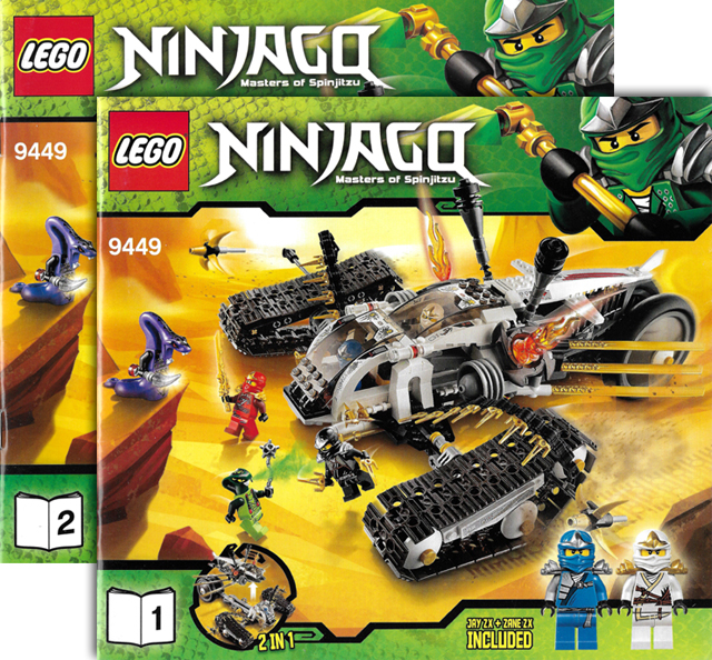 9449 Ultra Sonic Raider (Certified) LEGO Ninjago