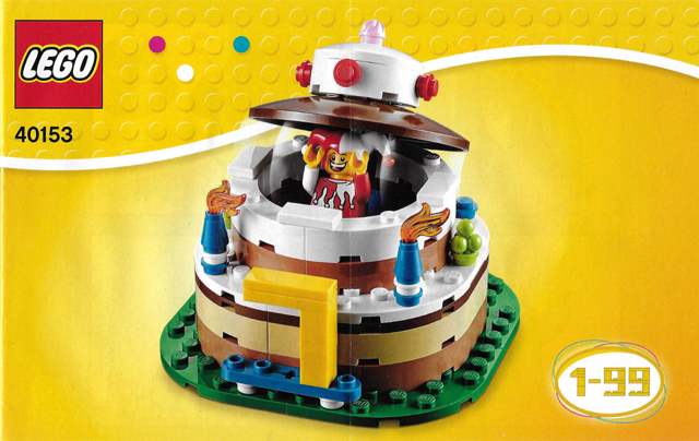 40153 Birthday Table Decoration (Used) LEGO Seasonal
