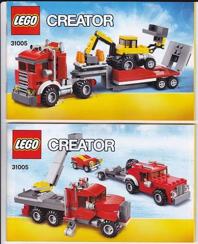 31005 Construction Hauler (Used) LEGO Creator