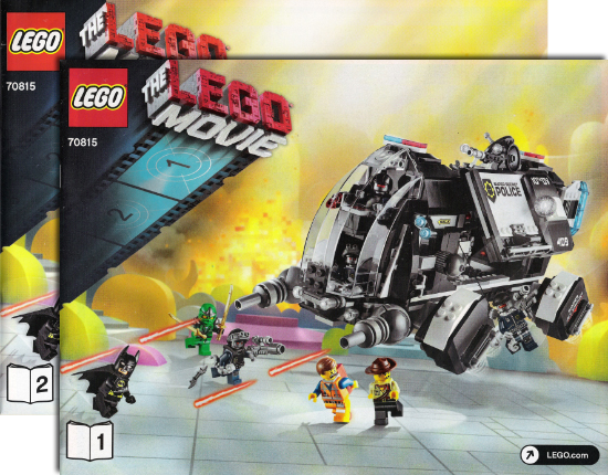 70815 Super Secret Police Dropship (Used) LEGO The LEGO Movie