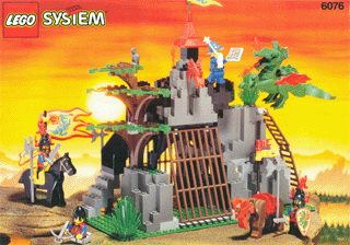 6076 Dark Dragon's Den (Used) LEGO Castle