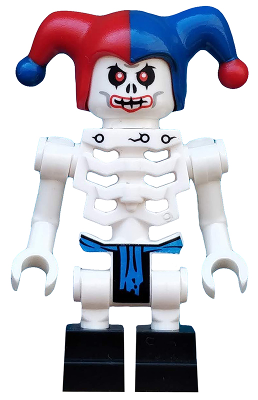 Krazi (Skulkin) - Vertical Grip Hands, Red and Blue Jester Hat (njo0017)