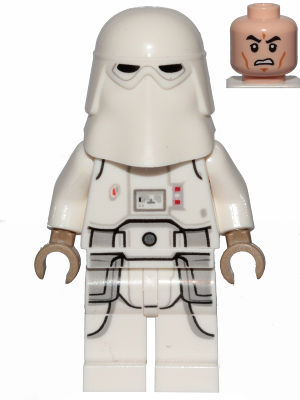 Snowtrooper, Printed Legs, Dark Tan Hands (sw1009)