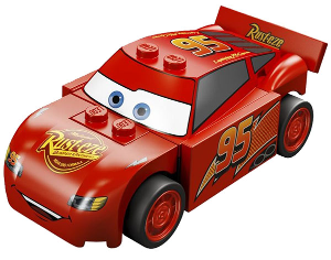 Lightning McQueen - Rust-eze Hood, Red Sides (crs093)