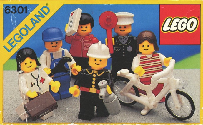 6301 Town Mini-Figures (Certified) LEGO Town