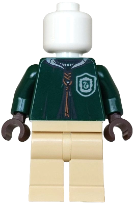 Mannequin - Quidditch Dark Green Robe, Slytherin Crest (hp578)