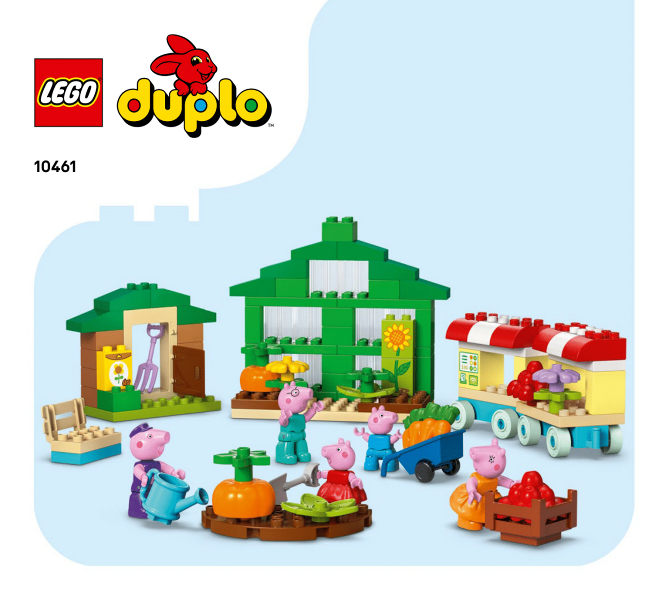 10461 Grandpa Pig's Garden and Greenhouse (Used) LEGO DUPLO