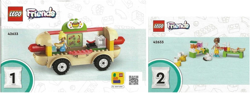 42633 Hot Dog Food Truck (Certified) LEGO Friends