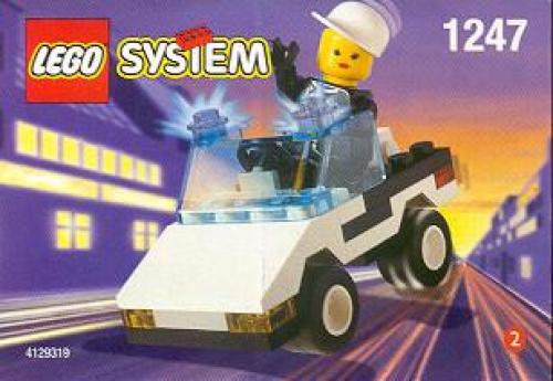 1247 Police Patrol Car (Certified) LEGO Town