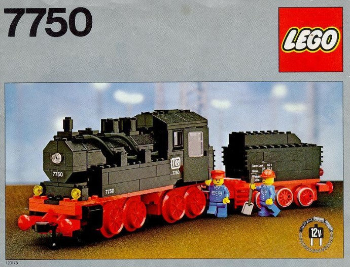 7750 Steam Engine with Tender (Used) LEGO Trains