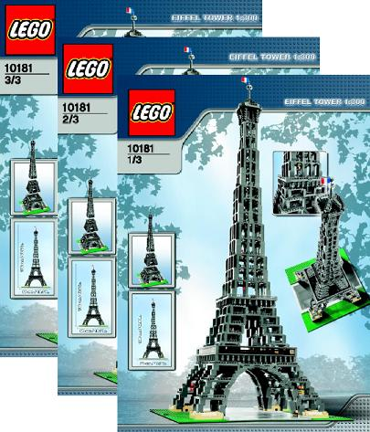 10181 Eiffel Tower (1:300 Scale) (Used) LEGO Icons