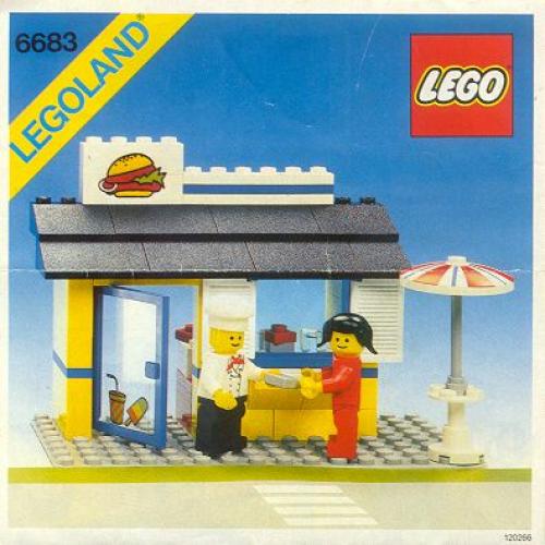 6683 Hamburger Stand (Certified) LEGO Town