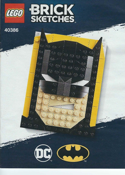 40386 Batman (Used) LEGO Brick Sketches