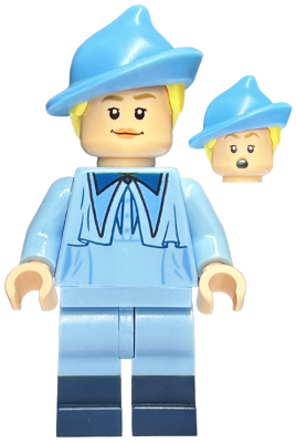Fleur Delacour - Bright Light Blue Robe, Smiling / Surprised (hp202)