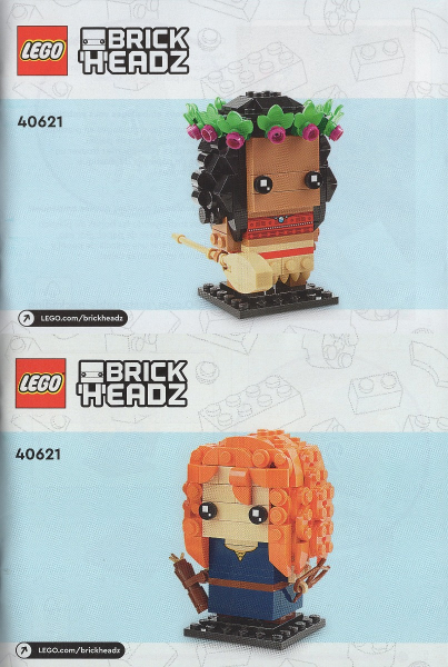 40621 Moana & Merida (Used) LEGO BrickHeadz