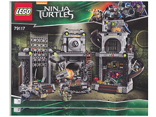 79117 Turtle Lair Invasion (Used) LEGO Teenage Mutant Ninja Turtles