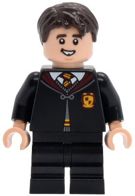 Neville Longbottom - Gryffindor Robe Clasped, Black Medium Legs (hp549)