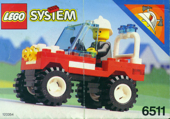 6511 Rescue Runabout (Used) LEGO Town